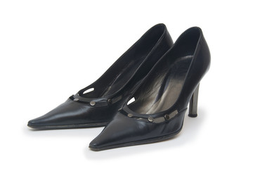 Female shoes in fashion concept