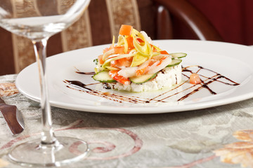 salad with cottage cheese