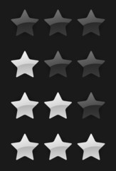 vector rating stars