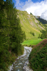 Obraz premium Samnaun - Alpen - Schweiz