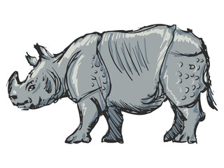 Fototapeta premium rhinoceros