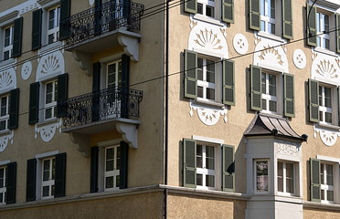 Obraz premium vieux bâti zürichois