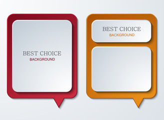 Vector modern bubble speech icons set.