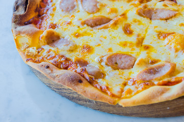 Sausage pizza