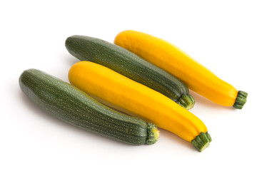 Gelbe und grüne Zucchini
