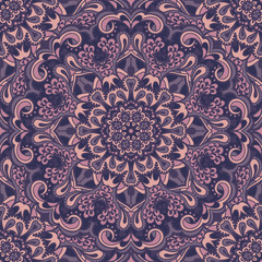 Oriental ornate seamless pattern.