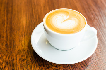 Latte coffee
