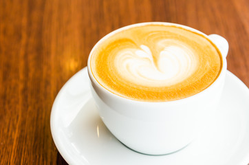 Latte coffee