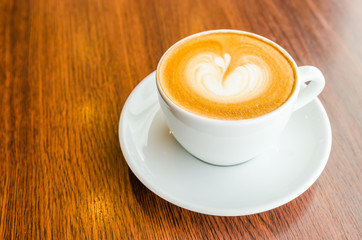 Latte coffee