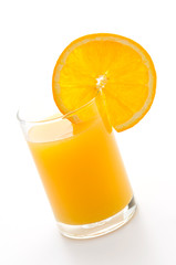 Orange juice glass