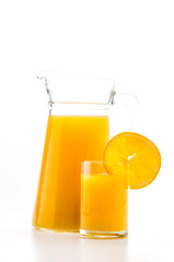 Orange juice glass