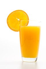 Orange juice glass