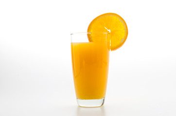Orange juice glass