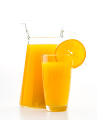 Orange juice glass