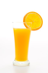 Orange juice glass