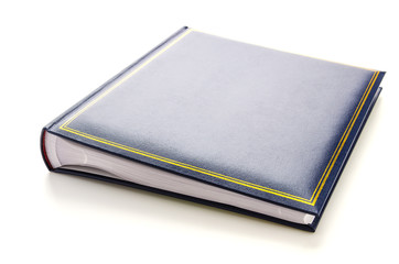 Old vintage book isolated on white background