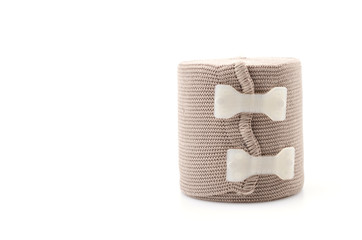 Elastic bandage isolated white background