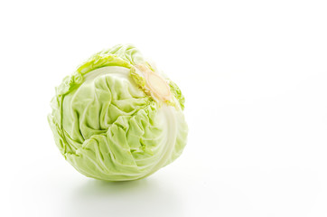 Cabbage isolated on white