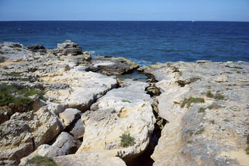 Rocce sulla costa Otrantina