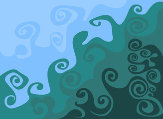 Wave pattern abstract background