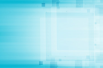 abstract square on blue background.