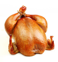 Roast chicken isolated