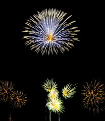Obraz premium beautiful fireworks