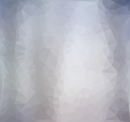 White and blue abstract polygon triangle background