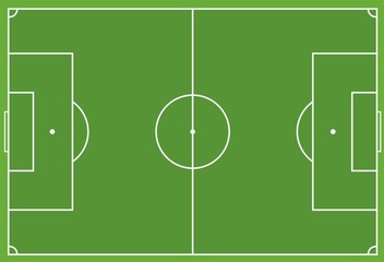 Naklejka premium terrain de foot