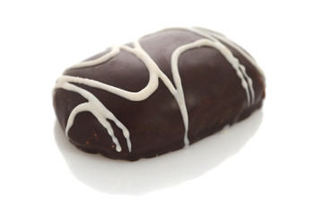 biscuits with fruit forward to chocolate glaze