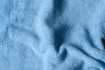 Fototapeta na wymiar light blue frottee cloth