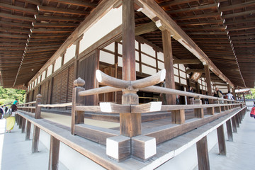 Japan temple, Structure of Japanese temple wood and metal decor