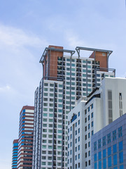 Fototapeta premium Hotel, condominium and office buildings