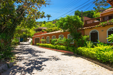 Street in Buzios, Rio de Janeiro. Brazil