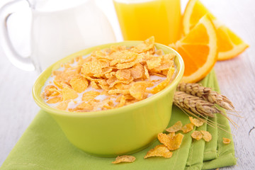 cereal and milk