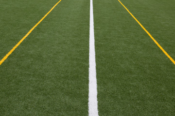 Obraz premium Artificial turf field for soccer - Fußball
