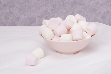 Heap Of Marshmallows In A Bowl