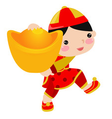 New Year Greetings_Chinese Boy