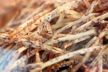 snack made ​​from fried albinism with seasoning.
