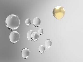 Difference of balloons