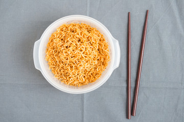 Noodle with chopsticks