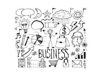 Hand doodle Business doodles