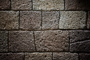 Texture of the old stone wall.
