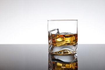 Whiskey with ice