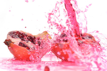 slices of  pomegranate