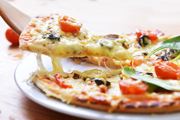fresh  pizza