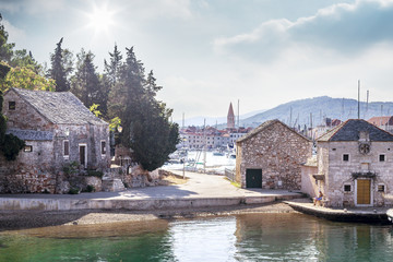 Fototapeta premium Old town of Hvar Island