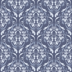 seamless wallpaper. damask pattern. flower background