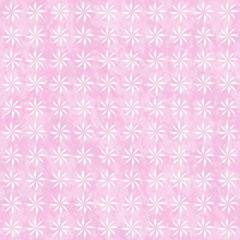 Pink and White Decorative Swirl Design Textured Fabric Backgroun