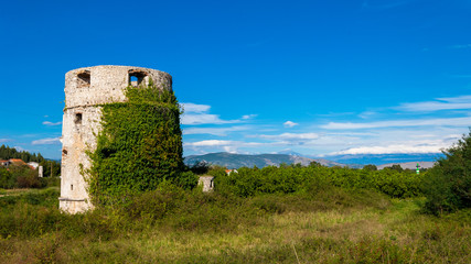 An old abandoned fort from the time of the Ottoman Empire